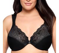 Glamorise Damen 1245 Plunge Bra, Schwarz, 100G