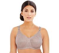 Glamorise Damen Bügelloser, stützender ComfortLift-Spitzen-BH für große Größen Nr. 1102, Weiß, 105F