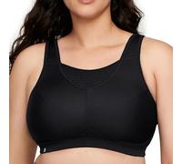 Glamorise Damen Hochleistungs Bustier Sport-BH, Schwarz,85E