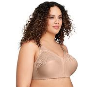 Glamorise Damen Vollfigur-BH, MagicLift, vorne geschlossen, Haut,95F