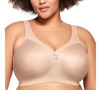 Glamorise Große Größen Plusgröße Stützender MagicLift-Aktiv-BH ohne Bügel Nr. 1005, Haut, 100J