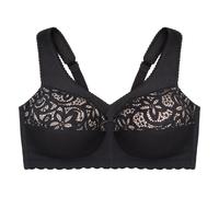 GLAMORISE MagicLift Baumwoll-Stütz-BH - Schwarz 105C Damen