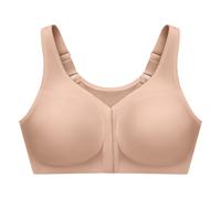 Große Größen Plusgröße MagicLift Rückenstützender Vorderverschluss-BH ohne Bügel Nr. 1265, Haut, 105C