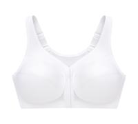 Glamorise Damen Rückenstützender MagicLift-Vorderverschluss-BH, Weiß,105I
