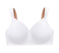 GLAMORISE Nahtlos stützender MagicLift-T-Shirt-BH - Weiß 100C Damen