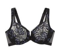 GLAMORISE T-Rücken-BH mit Vorderverschluss und Spitze - Schwarz 95D Damen