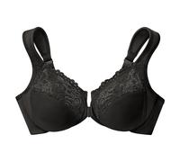 Glamorise Damen 1245 Plunge Bra, Schwarz, 75E