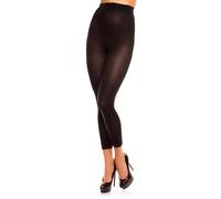 Leggings GLAMORY "Velvet", Damen, Gr. 40/42, N-Gr, schwarz, Obermaterial: 89% Polyamid, 11% Elasthan, unifarben, bequem lang, Hosen Leggings, 80 den, blickdicht, seidig matt r. 62 (19750324-40)