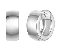 Glanzstücke München Damen Ohrringe 925/- Sterling Silber | rhodiniert, Creolen