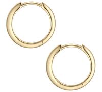 Glanzstücke München Creolen aus Sterling Silber in gelbgold 13,8 mm Damen