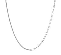 Gliederkette GLANZSTÜCKE MÜNCHEN "GSM801", silber, Halsketten, Damen, 40,0cm Basiskette + 5,0cm Verlängerung, Silber 925 (Sterlingsilber), Gliederkette, aus Sterling Silber (64417124-0) silber
