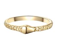 Fingerring GLANZSTÜCKE MÜNCHEN "GSM733" Gr. 54, gelb (gelbgold), Fingerringe, Damen, 54, Silber 925 (Sterlingsilber), 1,9mm, Fingerring, aus Sterling Silber (76899144-54) gelbgold