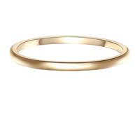 GLANZSTÜCKE MÜNCHEN Damen-Ring Sterling Silber gelbvergoldet - Goldring Steckring Vorsteckring Stapelring