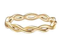 Glanzstücke München - Ring Sterling Silber in Gelbgold Ringe Damen