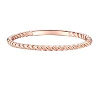 Glanzstücke München Damenring aus Silber Roségold 58