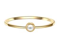Glanzstücke München - Ring Sterling Silber Perlmutt in Gelbgold Ringe Damen