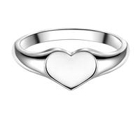 Glanzstücke München - Ring Herz Sterling Silber in Silber Ringe 1 ct Damen