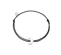 Armband Textil schwarz Sterling Silber