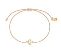 Glanzstücke München Armband - Edelstahl Armband Kleeblatt - Gr. ONESIZE - in Gold - für Damen