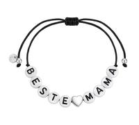 Glanzstücke München Armband - Sterling Silber Armband Herz/BESTE MAMA - Gr. ONESIZE - in Silber - für Damen