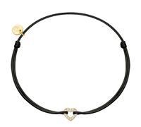 Glanzstücke München Armband - Sterling Silber Armband Herz - Gr. ONESIZE - in Gold - für Damen