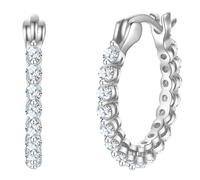 Glanzstücke München Creolen aus Sterling Silber in mit Zirkonia 19,7 mm Damen