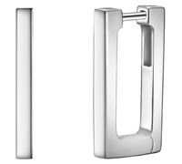 Glanzstücke München Creolen 925/- Sterling Silber, silber silber