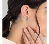 Glanzstücke München Ohrringe - Sterling Silber Creolen Zirkonia - Gr. unisize - in Silber - für Damen