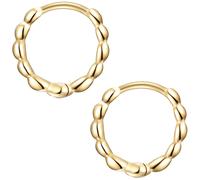 Glanzstücke München Creolen Sterling Silber in Gelbgold 11,4 mm Damen