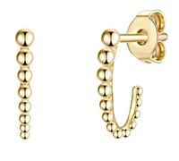 Glanzstücke München Creolen Sterling Silber in Gelbgold 12,0 mm Damen