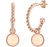 Glanzstücke München Creolen Damen roségold, ONE SIZE