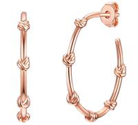 Glanzstücke München Creolen Sterling Silber in Roségold 25,0 mm Damen