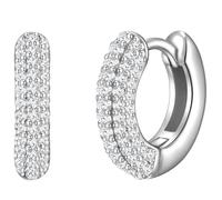 Glanzstücke München Creolen Damen silber, ONE SIZE