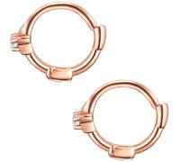 Glanzstücke München Creolen Damen roségold, ONE SIZE