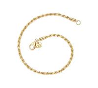 GLANZSTÜCKE MÜNCHEN Damen Armband 925/- Sterling Silber gelbvergoldet 18 Karat Silberarmband