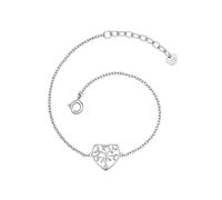 Glanzstücke München Damen Armband aus 925/- Sterling Silber rhodiniert mit Lab Grown Diamond 0,005 Karat Lebensbaum Silberarmband