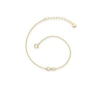 Glanzstücke München - Armband Infinity Sterling Silber in Gelbgold Armbänder & Armreife Damen