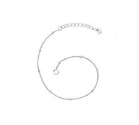 GLANZSTÜCKE MÜNCHEN Damen-Armband Kugeln Sterling Silber rhodiniert 17 + 3 cm - Silberarmkettchen mit Kügelchen in Silberfarben