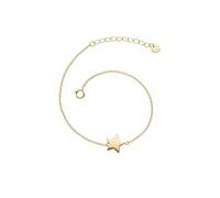 GLANZSTÜCKE MÜNCHEN Damen-Armband mit Stern-Anhänger Sterling Silber 925 gelbvergoldet - Stern-Armband in Gelbgold-Farben