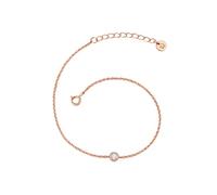 Glanzstücke München Armband aus Sterling Silber mit Topas rosa