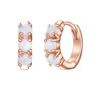 Glanzstücke München Damen Ohrringe aus 925/- Sterling Silber mit Opal (synth.)