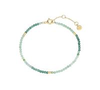 Glanzstücke München - Armband aus Sterling Silber in Gelbgold mit Amazonit Armbänder & Armreife 1 ct Damen