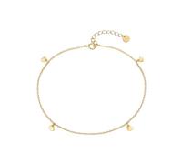 Glanzstücke München, Fußkette Herz in gold, Schmuck für Damen Gr. OneSize