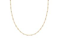 GLANZSTÜCKE MÜNCHEN Damen Kette 925/- Sterling Silber gelbvergoldet 18 Karat Silberhalskette