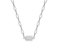 GLANZSTÜCKE MÜNCHEN Damen Kette 925/- Sterling Silber rhodiniert Zirkonia weiß Silberhalskette