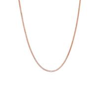 GLANZSTÜCKE MÜNCHEN Damen Kette 925/- Sterling Silber rosévergoldet 14 Karat Zirkonia weiß Silberhalskette
