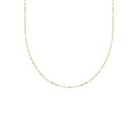 GLANZSTÜCKE MÜNCHEN Damen Kette aus 925/- Sterling Silber gelbvergoldet 14 Karat Gliederkette