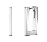 Glanzstücke München Creolen 925/- Sterling Silber, silber silber