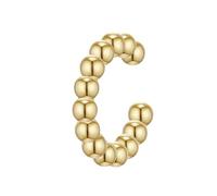 Glanzstücke München Damen Ohrklemme 925/- Sterling Silber gelbvergoldet 14 Karat 1 Stück Silberohrklemmen