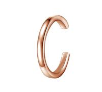 Glanzstücke München Damen Ohrklemme 925/- Sterling Silber rosévergoldet 14 Karat 1 Stück Silberohrklemmen